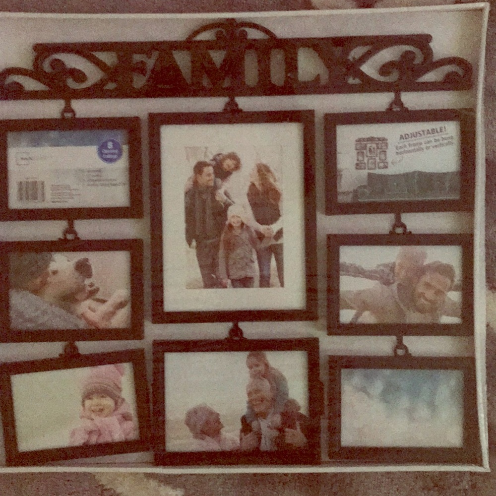 Family picture wall decor